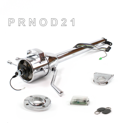 Tilt Column Chrome - Column Shift O/D FLR MNT 2.5" Drop Push Button w/ RFID - Part Number: HEXCC1XCO125XPXX1