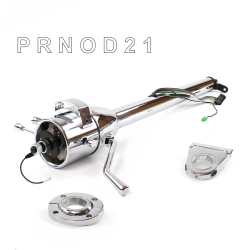 Tilt Column Chrome - Column Shift O/D FLR MNT 3.5" Drop  - Part Number: HEXCC1XCO135XX0