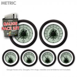 Gauge Face Set - Metric Spade Series - Part Number: GARFM112