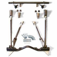55-57 Chevy Tri-Five Triangulated 4-Link Kit With Hardware - Shocks Not Included - Part Number: HEXTTK13WOS