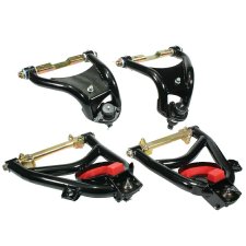 1955-1957 Chevy Full Size Tubular Control Arm Set Tri-Five Bel Air - Part Number: HEXCAS001