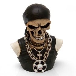 DJ Skull Custom Shift Knob - Part Number: ASCSN06073