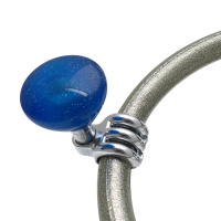 Blue Retro Mushroom Metal Flake Custom Adjustable Suicide Brodie Steering Knob