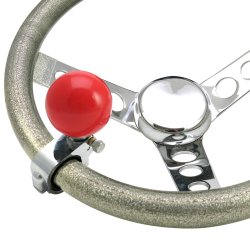 Red Billiard Cue Ball Custom Adjustable Suicide Brody Knob Opaque - Part Number: ASCBA030CR