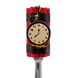 TicBom Bomb with Clock Custom Shift Knob - Part Number: ASCSN00012