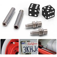 Valve Cap, Door Plunger, Plate Bolt Dice Combo Kits Choose Color  - Part Number: 10015809