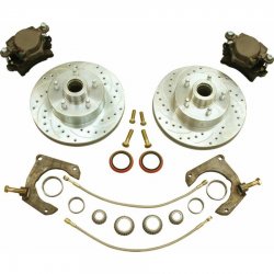 Round Rotor Mustang II 11in HP Big Brake Conversion Kit Ford Pattern - Part Number: HEXBRK12R