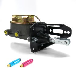 1953-1956 Ford Truck Steel Direct Frame Mount Manual Brake Booster Kit Disc/Drum - Part Number: HEXBBK7938A