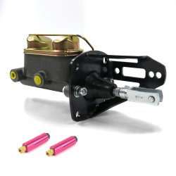 1953-1956 Ford Truck Steel Direct Frame Mount Manual Brake Booster Kit Drum/Drum - Part Number: HEXBBK7938B