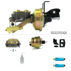 1948-1952 Ford Truck 7” Dual Power Brake Booster Kit Frame Mount Disc/Disc - Part Number: HEXBBK79381