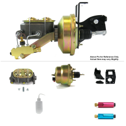 1948-1952 Ford Truck 7” Dual Power Brake Booster Kit Frame Mount Disc/Drum - Part Number: HEXBBK79382