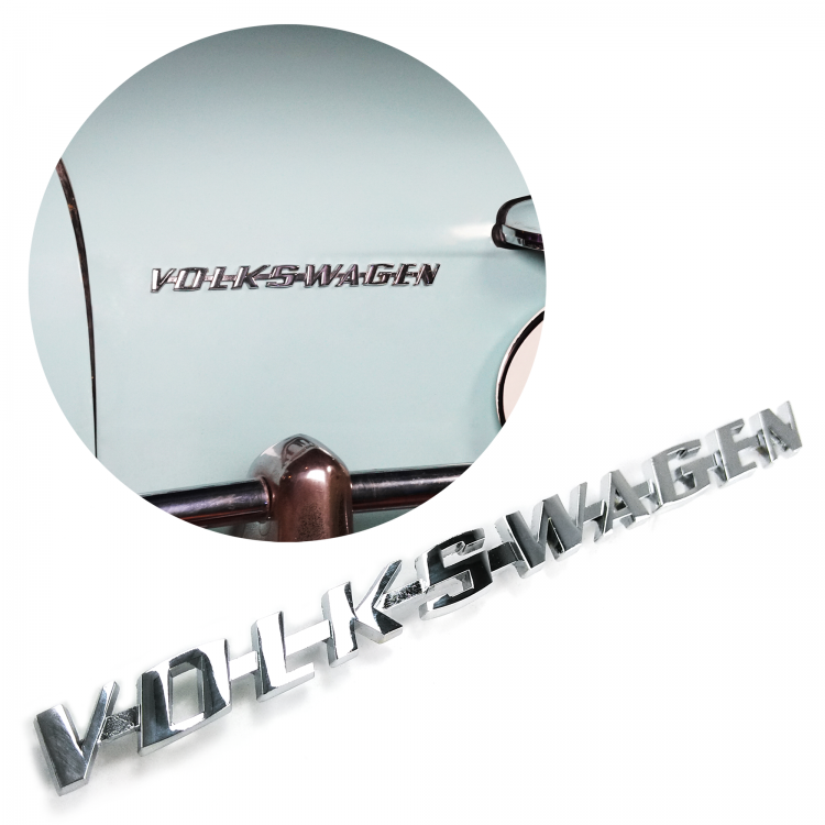 1967-1974 Volkswagen Decklid Emblem VW Beetle Ghia Bus Bug Type 3 4