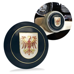 VW Volkswagen Brandenburg Horn Button Insert Bug 56 - 59 Bus 55 - 67 Ghia 56-57 - Part Number: VPAHB07