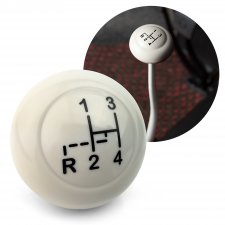 4-Speed Shift Pattern Gear Shift Knob M12 M10 M7 VW Bus Beetle Ghia Thing - Part Number: 10027708