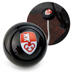 Obwalden Black Gear Shift Knob M10 VW Bus Beetle Ghia Thing Split  - Part Number: LABSN4L