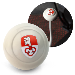 Ivory Obwalden Gear Shift Knob M10 VW Bus Beetle Ghia Thing Split Oval Kafer - Part Number: LABSN5L