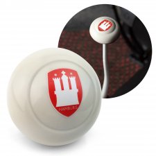 Hamburg Gear Shift Knob M12, M10, M7 VW Bus Beetle Ghia Thing Split Oval - Part Number: 10262890