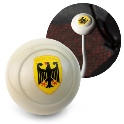 Ivory Deutschland Gear Shift Knob M10 VW Bus Beetle Ghia Thing Split Oval Kafer - Part Number: LABSN5F