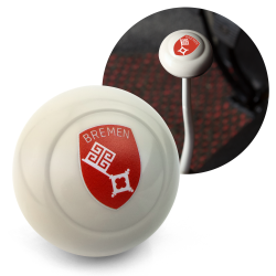 Ivory Bremen Gear Shift Knob M10 VW Bus Beetle Ghia Thing Split Oval Kafer - Part Number: LABSN5D
