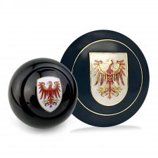 Brandenburg 2Pc Kit - Horn Button Shift Knob Bus Beetle Ghia Cox - Choose Color - Part Number: 10016584