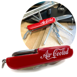 Aircooled Pocket Knife Multi-Tool - 14 Tools Ideal for Volkswagen Porsche - Part Number: LABLADE001