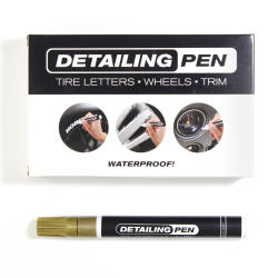 Gold Long Lasting Interior Tire Paint Pen Permanent Water Proof Marker- Each - Part Number: VPAPENGD
