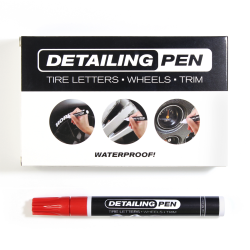 Red Long Lasting Interior Tire Paint Pen Permanent Water Proof Marker- Each - Part Number: VPAPENRD