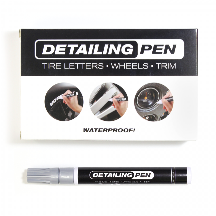 Silver Long Lasting Interior Tire Paint Pen Permanent Water Proof Marker-  Each