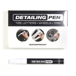 White Long Lasting Interior Tire Paint Pen Permanent Water Proof Marker- Each - Part Number: VPAPENWT
