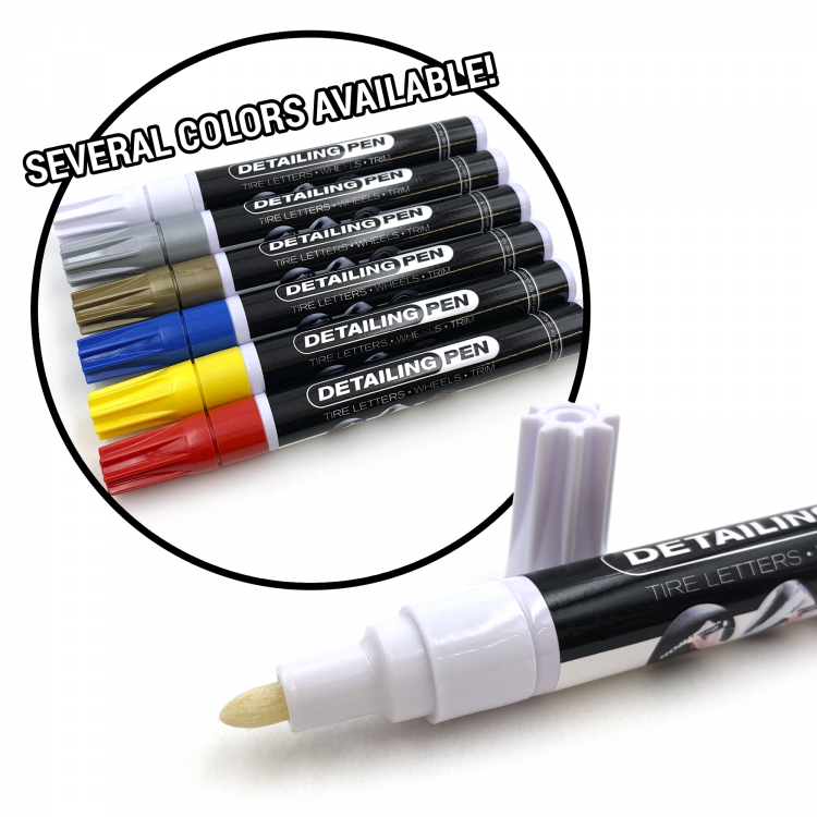 Tyre Paint Pen Lampa, White - LAM74101 - Pro Detailing