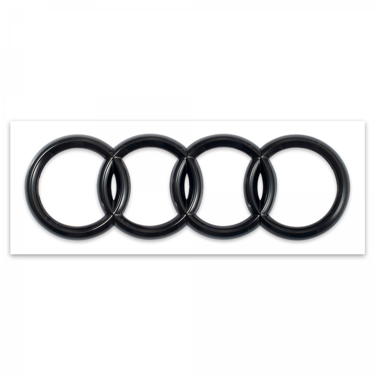 Audi Gloss Black Rings Trunk Liftgate Emblem Rear Logo Badge Q3 Q5 Q7 A6 A8 Sq5 Johnnylawmotors Com