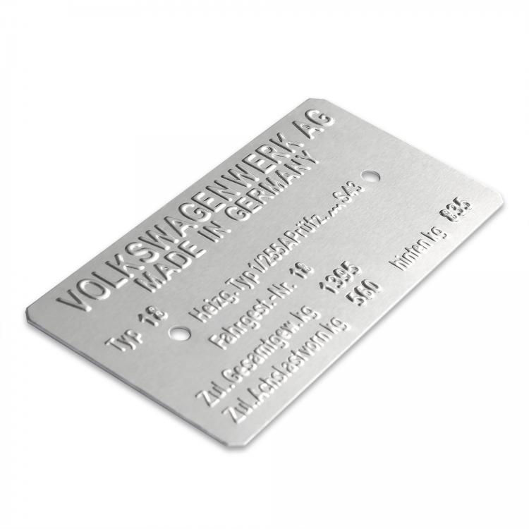 Volkswagen Thing Safari Trekker Type 181 Vin Data Information Plate