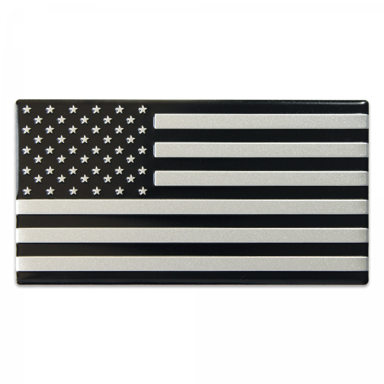 USA American Flag Metal Self Adhesive Enamel Badge Emblem HOT ROD 