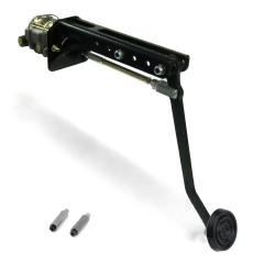 Universal Manual Brake Pedal Kit ST Adjustable Mount Drum/Drum 3" Rubber Pad - Part Number: HEXPKA78E9F