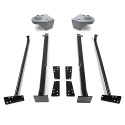 Mustang II Frame Stub Kit with Down Supports for 1962 - 1967 Chevy II Nova  - Part Number: HEXCLP1M