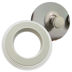Magnetic Interior Switch Trim Ring Cover (Silver Beige) For VW Beetle - Part Number: LABTRC01SB