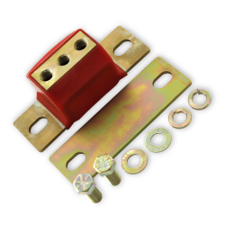 Precision Red Urethane 6 and 8 Cylinder Transmission Mount Kit  - Part Number: HEXTM1