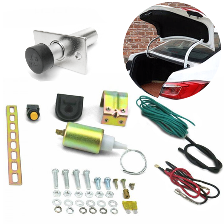 ホンダN360 Sワンキャブ　600USバンパーストップランプ 15lb Power Trunk Hood Hatch Gas Cap Kit w/ Solenoid Motor Latch