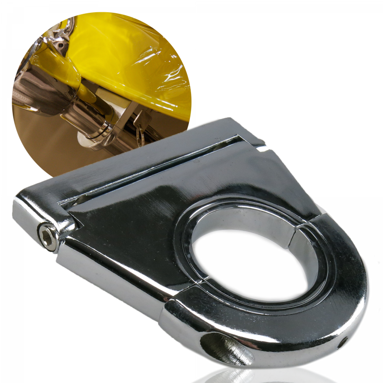 AutoLoc 2.5 Inch Swivel Billet Column Drop With Ringloc – Adjustable Column Hole For Hot Rods