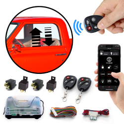Autoloc Remote Car Power Window Control Kit w/ & 8 Channel Keyless Entry System - Part Number: AUTPWRE85