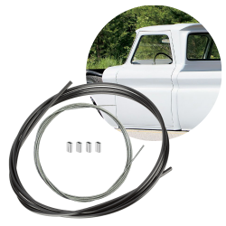 10' Cable Extension Kit w/ Housing for Car Shaved Door Trunk Hood Solenoid Latch - Part Number: AUTSVAEX