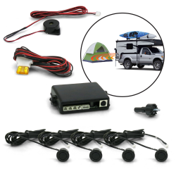 Car Backup Reverse Radar Sensor System Kit Parking Rear Safety Sound Alarm Alert - Part Number: AUTBS4