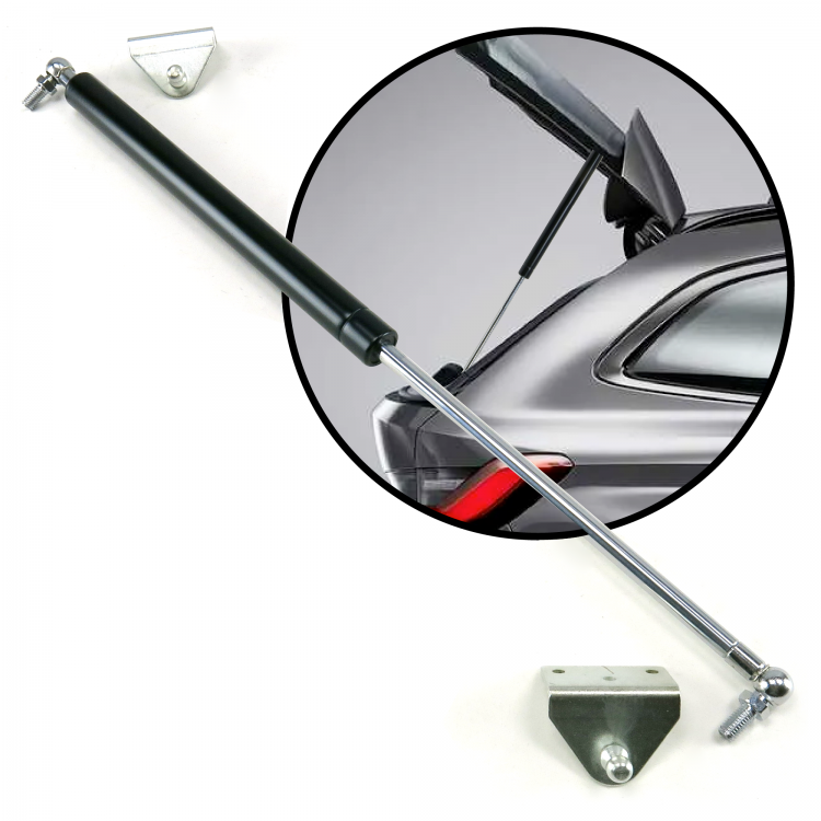 Car Trunk Hood Door Hinge Lift Assist Kit w/ 220lb Gas Strut & Mounting