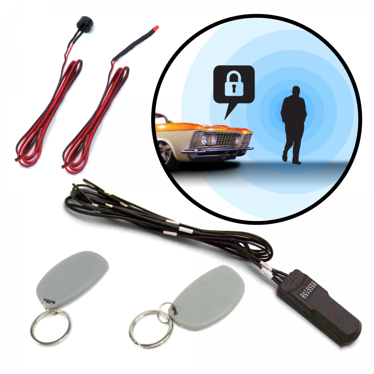 Wireless Remote Control Switches with Key Fobs for Wire Harness Pairs - 2 x  Key Fob Remote Controls and Receivers