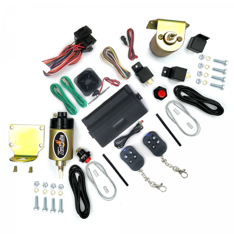 新品未使用品 トコちゃんストップランプ 所ジョージ 12ボルト車専用 Autoloc Heavy Duty 50 lb 12v Remote Solenoid Shaved Door Handle