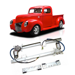 Autoloc Flat Glass Power Window Conversion Kit for 1940 Ford Pickup Truck Panel
 - Part Number: AUTA33BE6