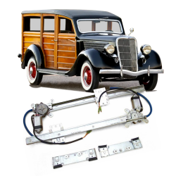 12V Power Window Kit for 1935 Ford Model 48 Station Wagon Standard Deluxe Woody
 - Part Number: AUTA33B91