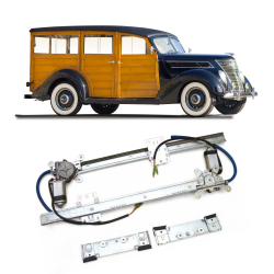 2 Door Power Window Conversion Kit 1937 Ford Station Wagon Standard Deluxe Woody - Part Number: AUTA33BB1