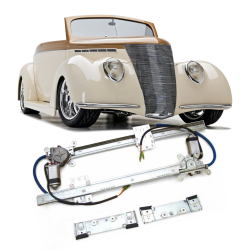 Autoloc 2 Door 12V Power Window Conversion Kit for 1937 Ford Convertible - Part Number: AUTA33C30