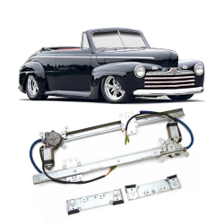 2 Door Flat Glass 12V Power Window Conversion Kit for 1946 Ford Convertible - Part Number: AUTA33C51